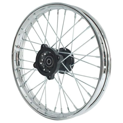Wheel Rim Hub Compatible for 70CC 90CC 110CC 125CC 140CC 150CC 160CC Off Road Motocross Pit Dirt Rocket Bike (Silver, 60/100-14" 15mm) - color: Silver, size: 60/100-14" 15mm