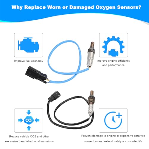 Oxygen O2 Sensor Replacement for Ford Flex F-150 Escape Lincoln MKS - size: OE# 234-5038& 234-4490-2Pcs