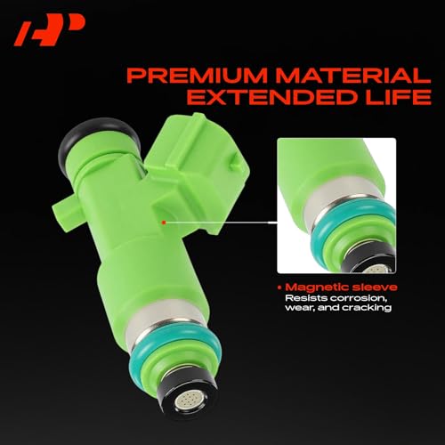 A-Premium 12 Holes Set of 6 Fuel Injectors Compatible with Nissan, INFINITI
