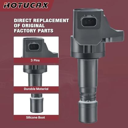 UF672 Ignition Coils & Spark Plugs Tune Up Kit, 4 Pack - size: UF672 & Spark Plugs