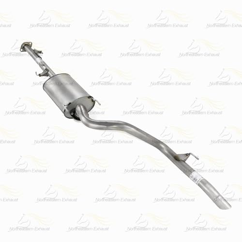 Exhaust Muffler and Tail Pipe System Kit Compatible with Toyota FJ Cruiser 2007-2014 4.0L | Stainless Steel | Northeastern Exhaust | Includes Gaskets, Hangers and Bolt Kit | Direct-Fit Replacement