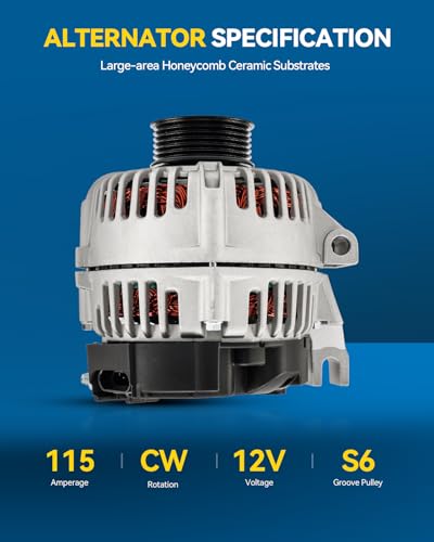 PHILTOP New Alternator 11069N for Chevy Malibu 2004-2006 2008-2009 3.5L - size: 11069N