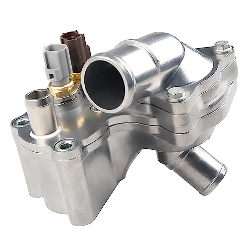 4L5E8A586AB Aluminum Thermostat Housing Compatible with 01-05 Ford Explorer - size: SK121093