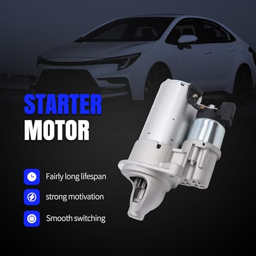 Starter Motor, 12V 13T 1.2KW, Clockwise Replaces #50006, #8000604 - size: 50006