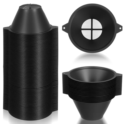 70 Pcs Paint Filter 100 mm Plastic Paint Strainer with Fine Nylon Mesh Reusable Industrial Nylon Filter for Oil, Water Based Oil Paints Food Residue