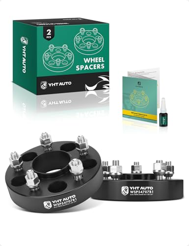 YHTAUTO 5x4.75 Hub Centric Wheel Spacers 1.25 Inch for Buick, Chevy, GMC - size: 1.25 Inch Thickness, style: 2 PCS