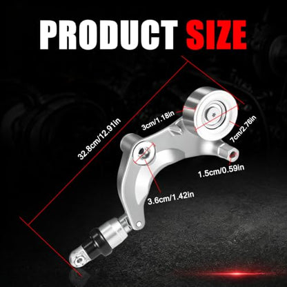 Belt Tensioner Assembly with Pulley, Compatible with 2007-2011 Honda Civic 1.8L L4 Gas & CNG, Replaces OE# 31170-RWK-025, 31170RWK005, 31170RWK015 - size: 31170-RWK-025