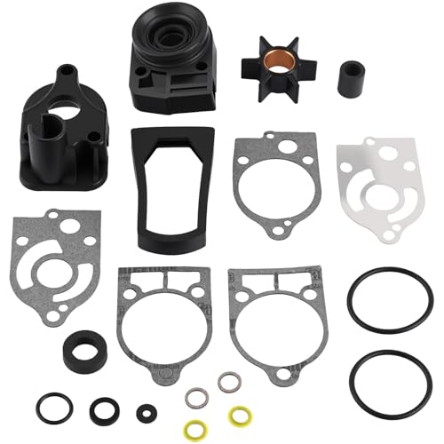77177A3 Water Pump Repair Kit with Housing Replacement for Mercury and Mariner 2-Cycle Outboards 30 HP - 70 HP - Replace 46-77177A3 Sierra 18-3324 GLM12100