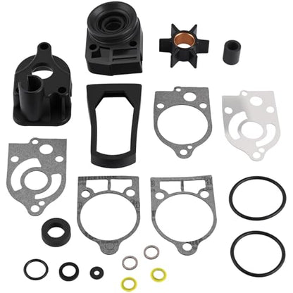 77177A3 Water Pump Repair Kit with Housing Replacement for Mercury and Mariner 2-Cycle Outboards 30 HP - 70 HP - Replace 46-77177A3 Sierra 18-3324 GLM12100