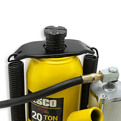 Pro Series 12 Ton Air Hydraulic Bottle Jack - style: 12 Ton Capacity