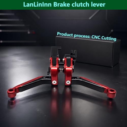 Motorcycle Brake and Clutch Levers Modified Parts For ZX-6R/636 2025 2026 - color: Red
