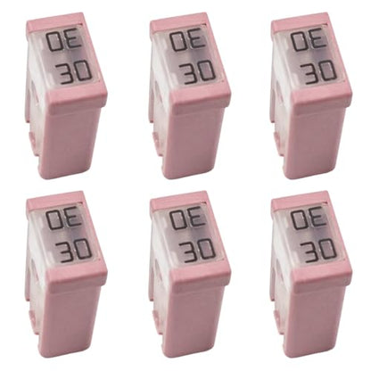 30A 32V Mini Slotted Automotive MCASE Shaped Cartridge Fuse Kit - size: 30A