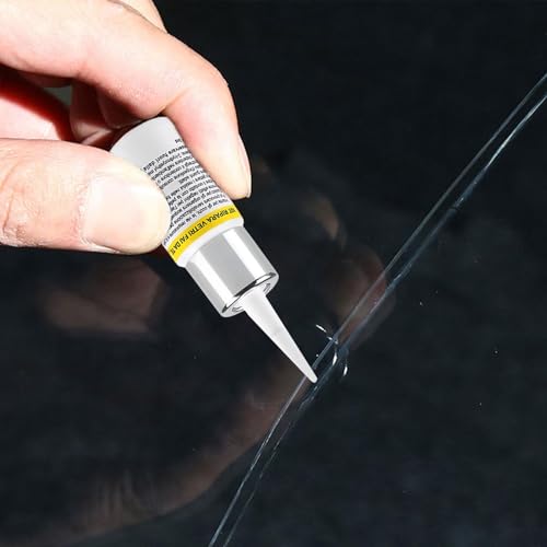 Windshield Crack Repair Fluid Car Glass Windshield Crack Chip Nano Repair - color: White