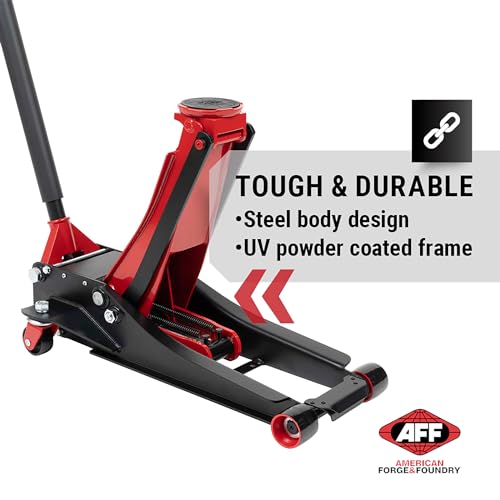 AFF 2 Ton Floor Jack - Low Profile Car Jack with Lightning Lift Hydraulic - Heavy Duty - style: Standard Chassis
