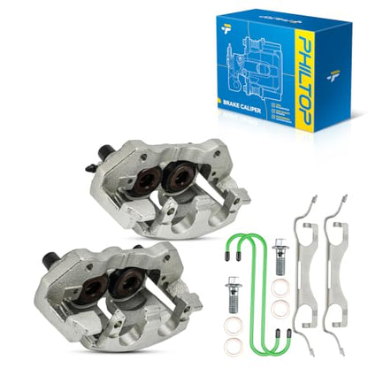 PHILTOP Brake Caliper for 2011-2017 Jeep Grand Cherokee - size: 18-B5296, 18-B5297