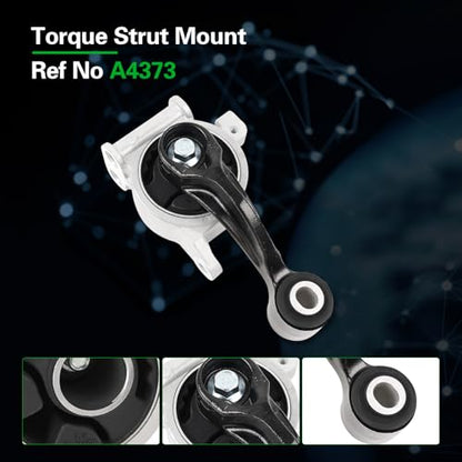 Engine Motor and Transmission Mount Kit Compatible with 2009-2014 Murano - size: A7394 A4365HY A7391HY A7363 A4373 A7372