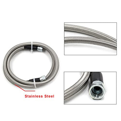 6AN 70inch Transmission Cooler Lines Kit - style: for GM Chevy 1996-2021