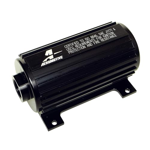 Aeromotive A1000 Marine Inline Fuel Pump - 12V Electric External - 11108 - color: Black