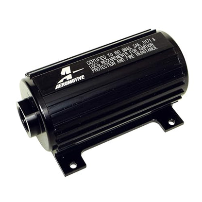Aeromotive A1000 Marine Inline Fuel Pump - 12V Electric External - 11108 - color: Black