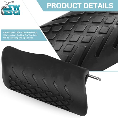 A Pair Crash Bar Footrest for Diameter 1-1/4" - style: Footrest For Engine Guard