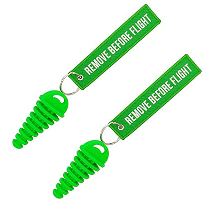 0.6"-1.5" Wash Plugs, Mufflers Exhaust Silencer Motorcycle Dirt Bike,Green - color: Green