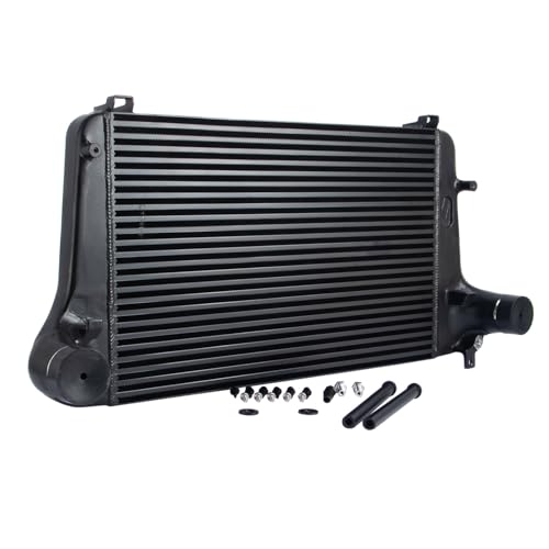 Front Black Intercooler for 2020-2022 Ford Explorer ST 3.0 - color: Black