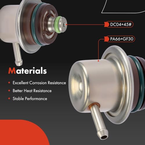 A-Premium Fuel Pressure Regulator Compatible with Ford & Lincoln