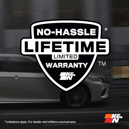 K&N LIFETIME Cabin Air Filter: Washable, Clean Air for your Cabin, VF2065