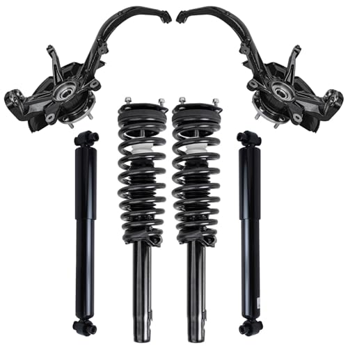 Detroit Axle - Front Steering Knuckles & Wheel Hub Bearings Struts Rear - size: 6AQU47655/ strut shock sway kit