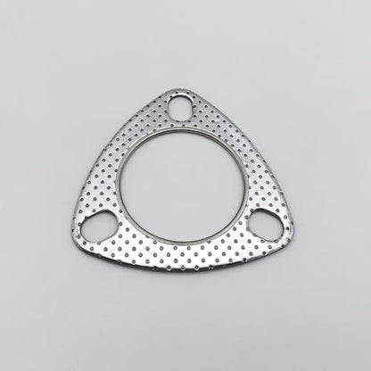 2.25 Inch Exhaust Gasket 3-Bolt 57mm Flange High Temperature Graphite - size: 2.25 in