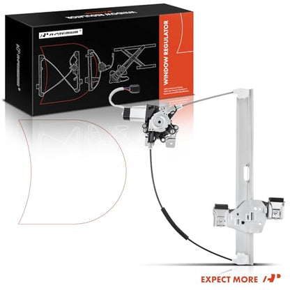 A-Premium Rear Driver Side Power Window Regulator with Motor (2-Pin) - style: Rear Driver (LH)