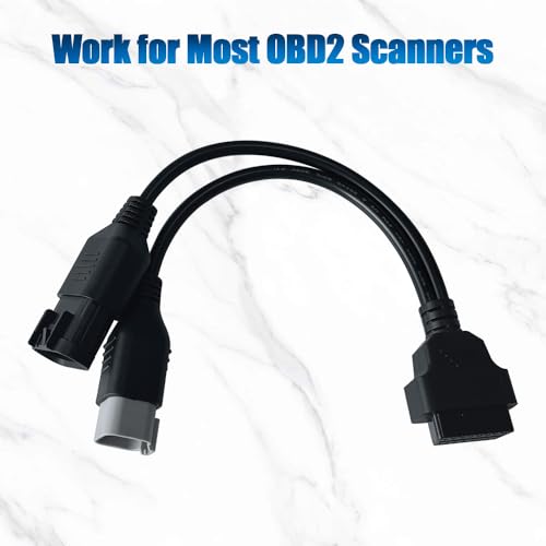 OBD 2 IN 1 ATV UTV 6Pin 8Pin Diagnostic Cable for BRP CAN AM for Polaris
