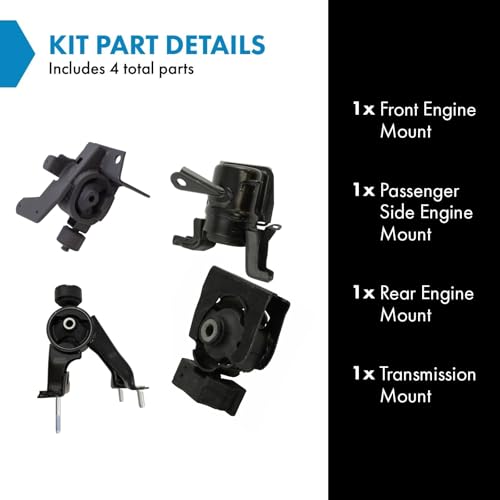TRQ 4pc Engine & Transmission Mount Kit - style: MTA32803