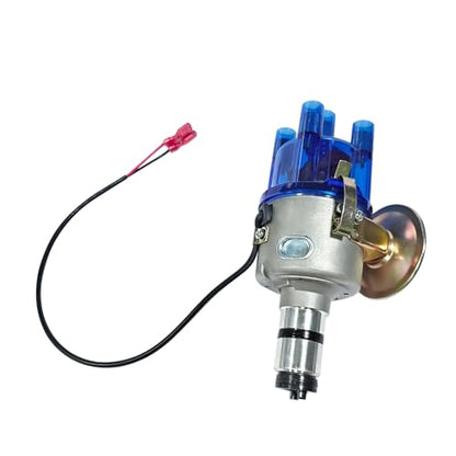 034 Vacuum Advance Electronic Distributor Compatible with VW Bug Beetle Campmobile Fastback Karmann Ghia Squareback Transporter 1954-1979, Replaces 0231170034 0231170034EL Blue - color: 1# Blue 034 0231170034