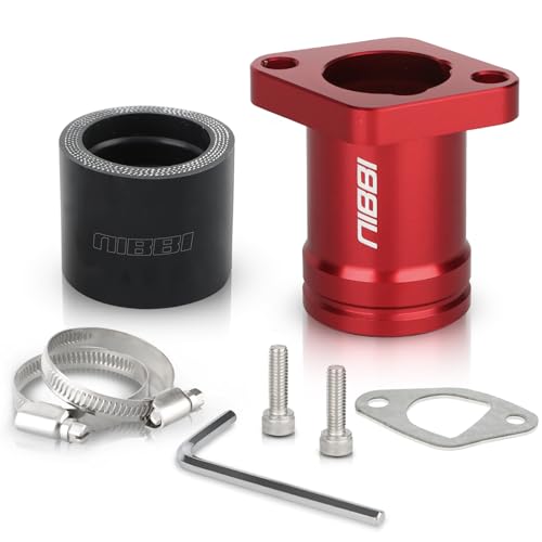 NIBBI Coleman Intake Manifold,Fit for Coleman b200 ct200u bt200x Predator 212 Engine Performance Parts Go Kart Mini Bike (Red) - color: Red