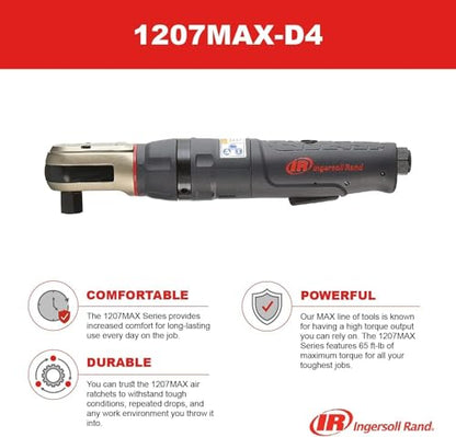Ingersoll Rand 1207MAX-D4 1/2" Drive Air Ratchet Wrench - size: 1/2" Drive