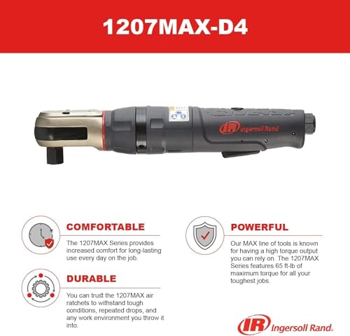 Ingersoll Rand 1207MAX-D4 1/2" Drive Air Ratchet Wrench - size: 1/2" Drive