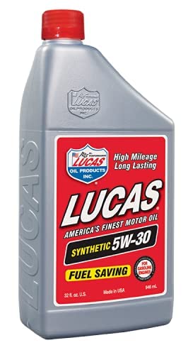 Lucas Oil 10049 SAE 5W-30 Synthetic Motor Oil -, 1 Quart (32 Ounces) (Pack of 2) - size: 1 Quart Bottle (Pack of 2), style: 1 Pack