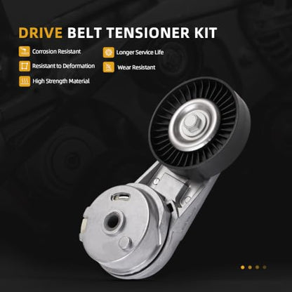 Serpentine Belt with Tensioner Kit #38177 419-015 49281 89316 - size: 2002-2010 for Cobalt/Sunfire