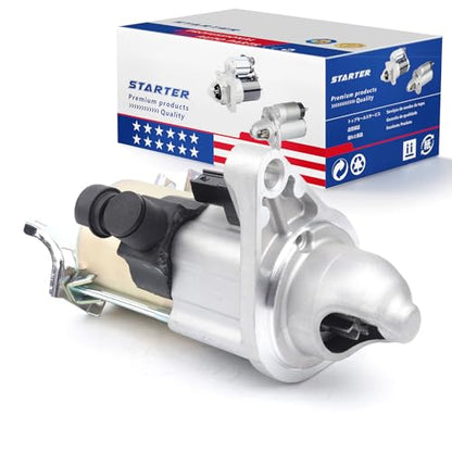19264 19159 New Starter Motor Replacement for Honda Civic 1.8L 2012-2015, Honda HR-V 1.8L 2016-2022, Acura ILX 2.0L 2013 2014 2015 L4 Engine OE: 31200-R1A-A01 31200-R0A-004 31200-RIA-A11 - color: 19264