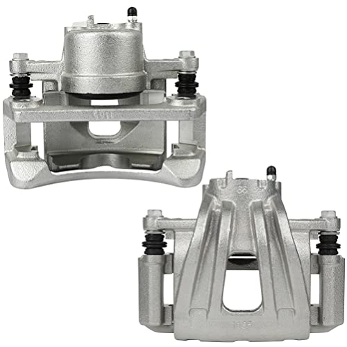 cciyu Front Left & Right Disc Brake Calipers w/Bracket 18B4845 18B4844 - size: Front[18B4845+18B4844]