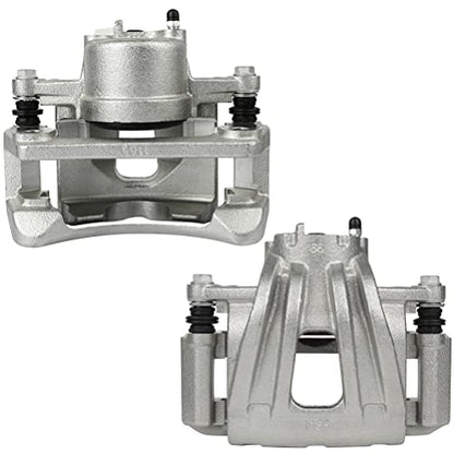 cciyu Front Left & Right Disc Brake Calipers w/Bracket 18B4845 18B4844 - size: Front[18B4845+18B4844]