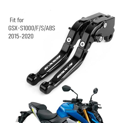 YOUMOTECH Motorcycle Accessories Brakes Clutch Levers Handle ba for Suzuki GSX-S1000/F/S/ABS GSX-S GSXS 1000 F 2015 2016 2017 2018 2019 2020 (Black)