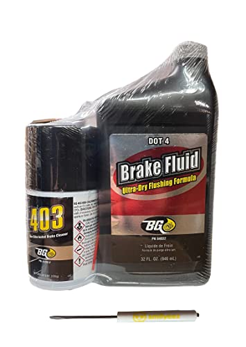 Smilyeez BG Brake Fluid Brake Cleaner Kit PN K8830CC with Pocket Screwdriver (1)