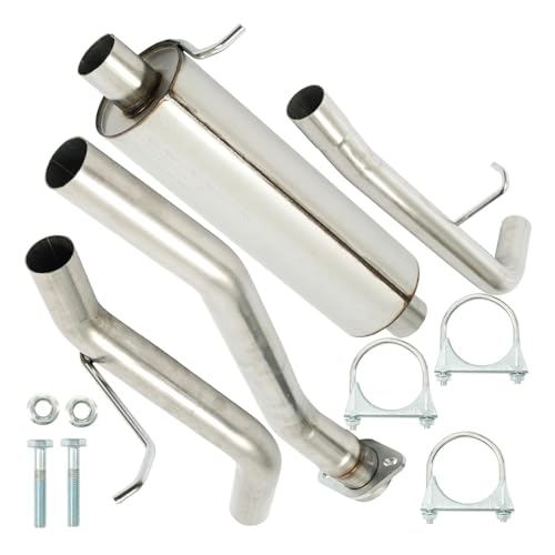 KAX Cat Back Exhaust System Compatible with 2004-2012 Chevrolet Colorado - size: 2004-2012 Chevrolet Colorado