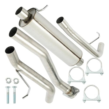 KAX Cat Back Exhaust System Compatible with 2004-2012 Chevrolet Colorado - size: 2004-2012 Chevrolet Colorado