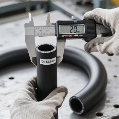 1/2 Transmission Oil Cooler Hose J1532 Fuel Line Hose 300PSI Push Lock with Clamps 10FT - size: 1/2 10FT with Clamps