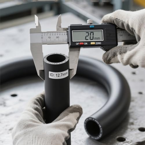 1/2 Transmission Oil Cooler Hose J1532 Fuel Line Hose 300PSI Push Lock with Clamps 10FT - size: 1/2 10FT with Clamps