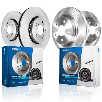 Detroit Axle - 4pc Brake Rotors for 2013-2018 Acura RDX - size: 4R53268/KIT