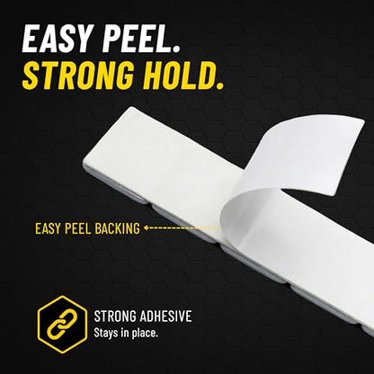 Blackjack Stick-on Weights on White USA Tape (1/4 OZ Gray) - size: 1/4 OZ Gray